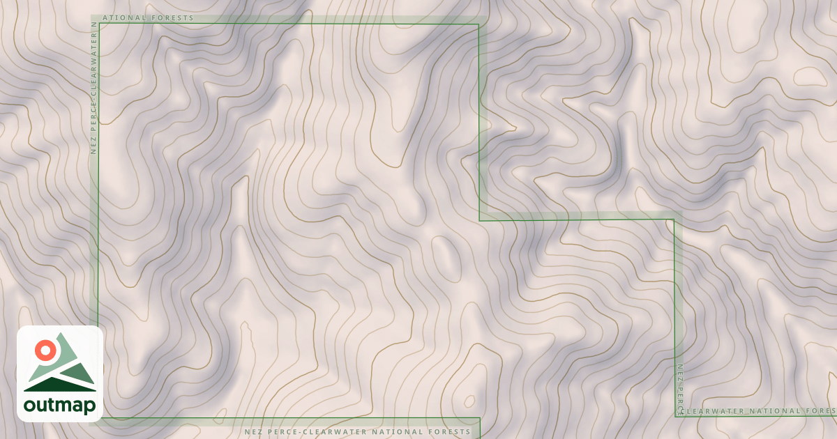 Map of Palouse Ohv - Greenhorn