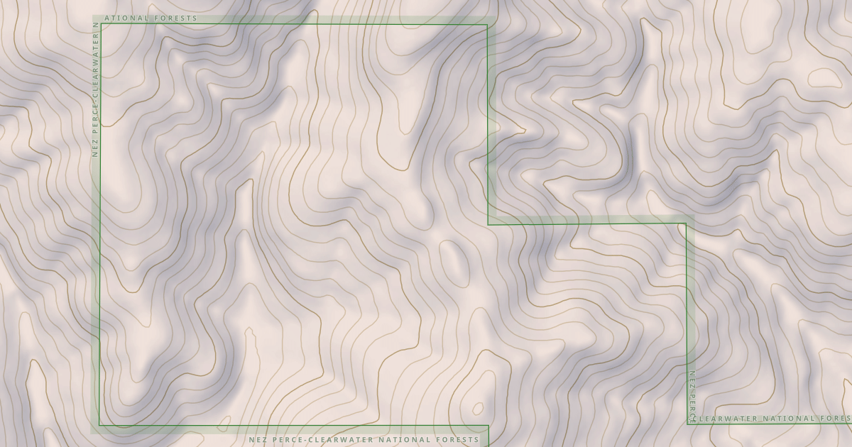 Map preview of Palouse Ohv - Greenhorn