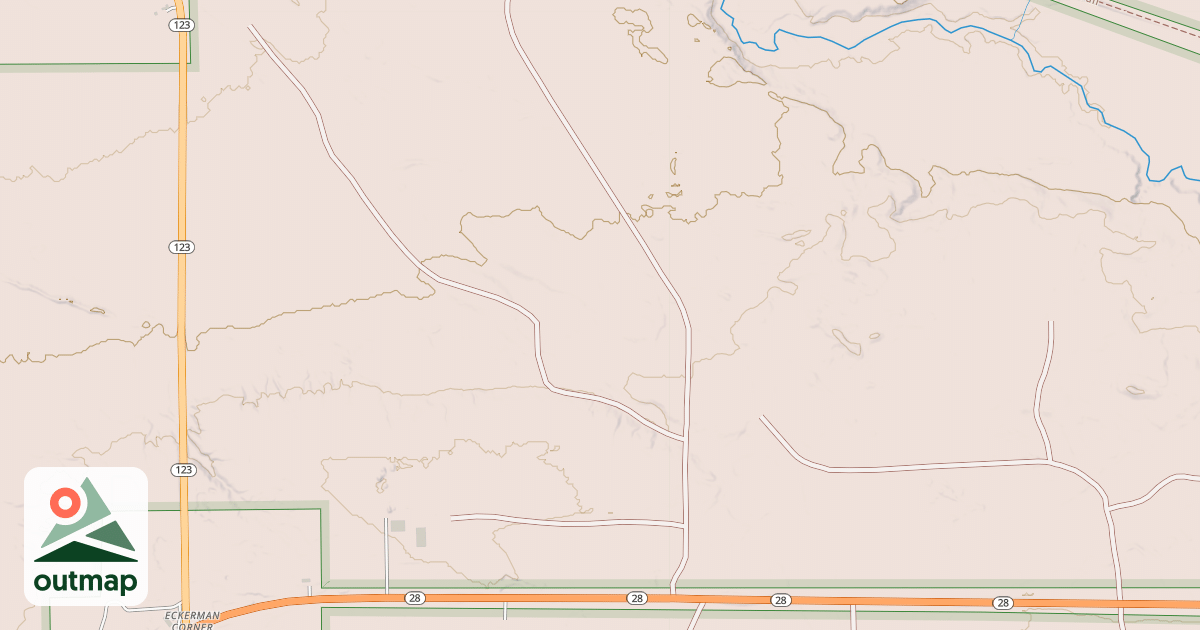 Map of EBTR