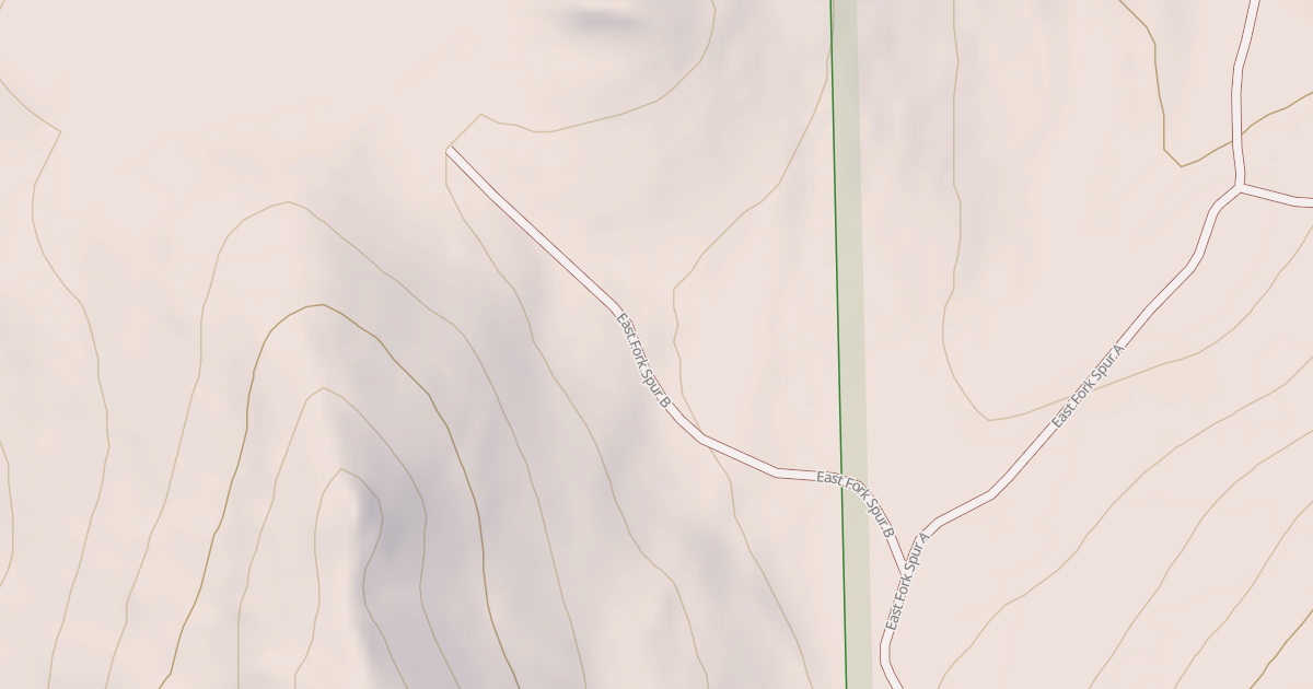 Map preview of EAST FORK SPUR B
