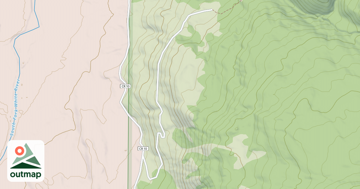 Map of HILL CR
