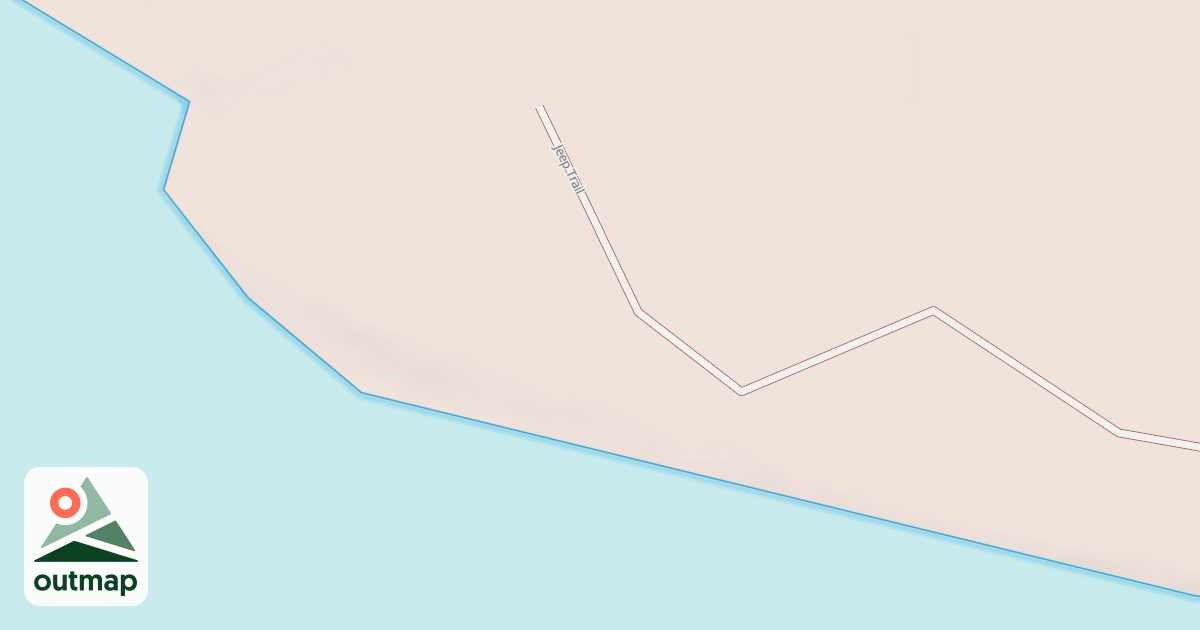 Map of Temporary Camps Estuary Route