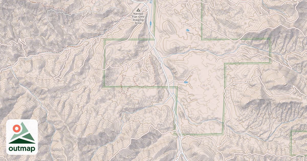 Map of 1 NAVAJO
