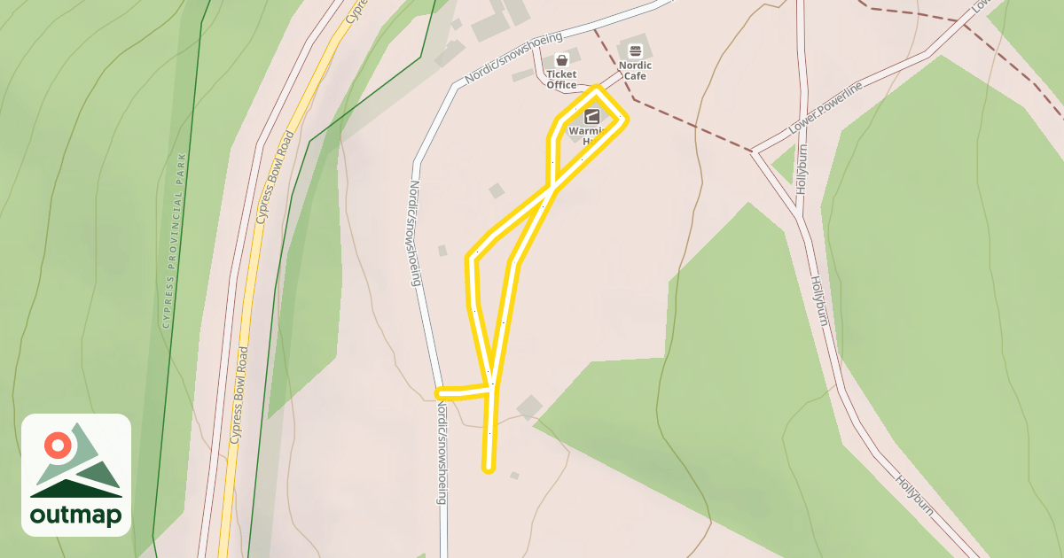 Map of Tubing Park Trail