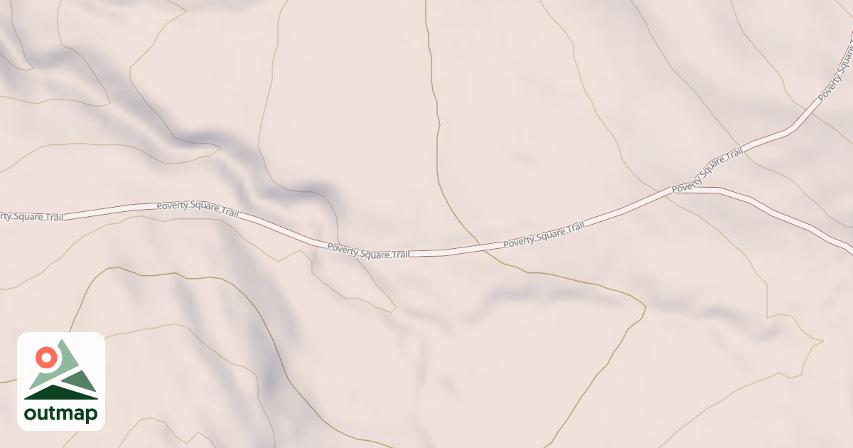 Map of Poverty Square Trail