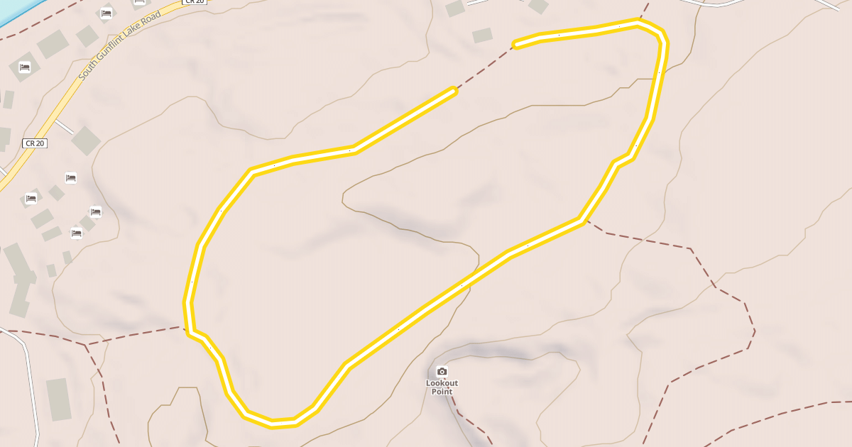 Map preview of Little Pine Ski Trail