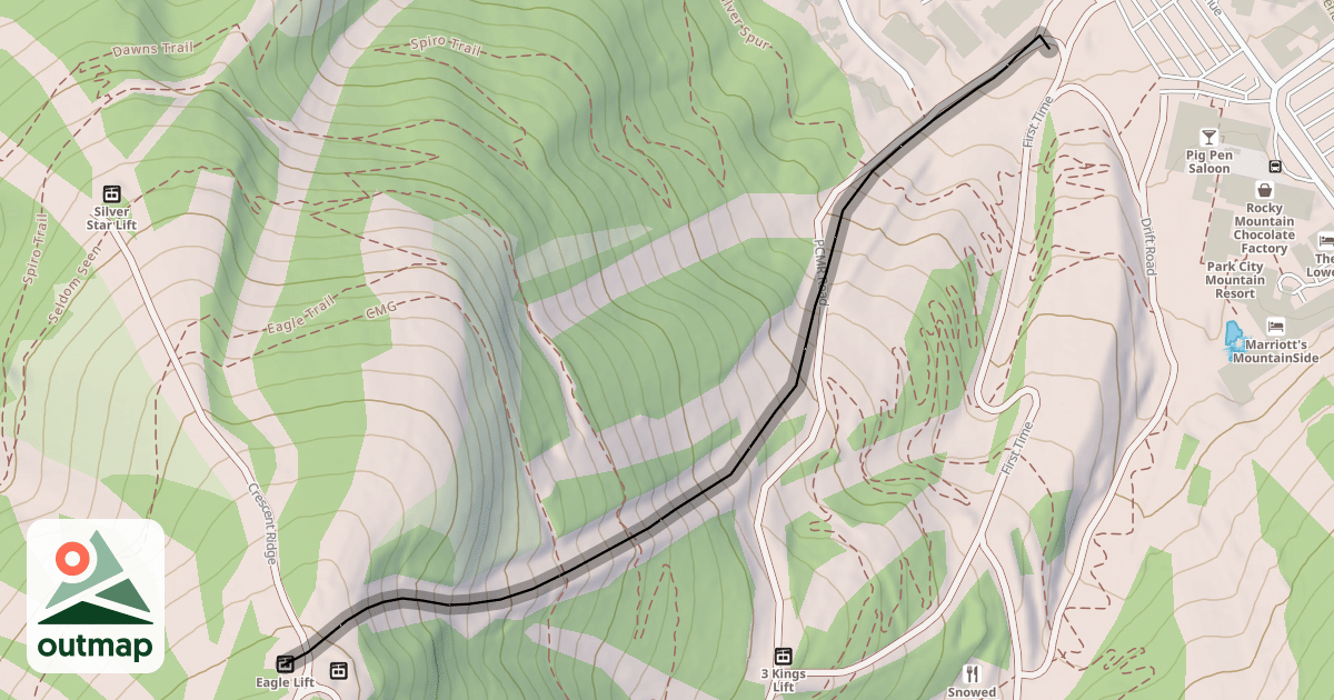 Map of C.B.'s Run