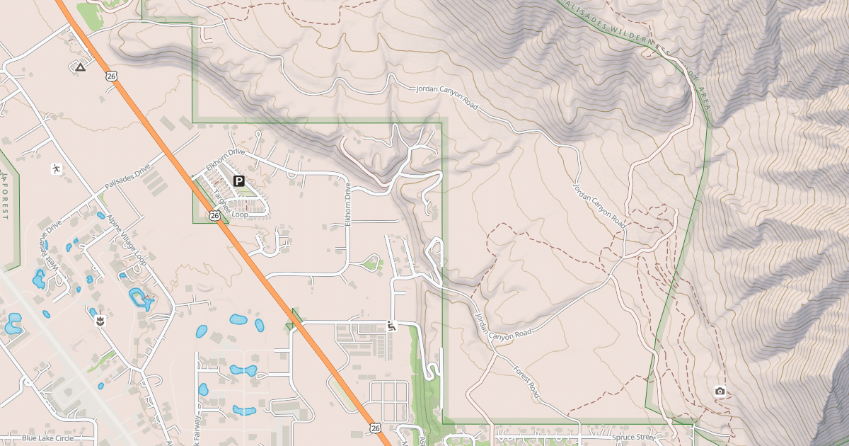 Map preview of JORDAN CANYON