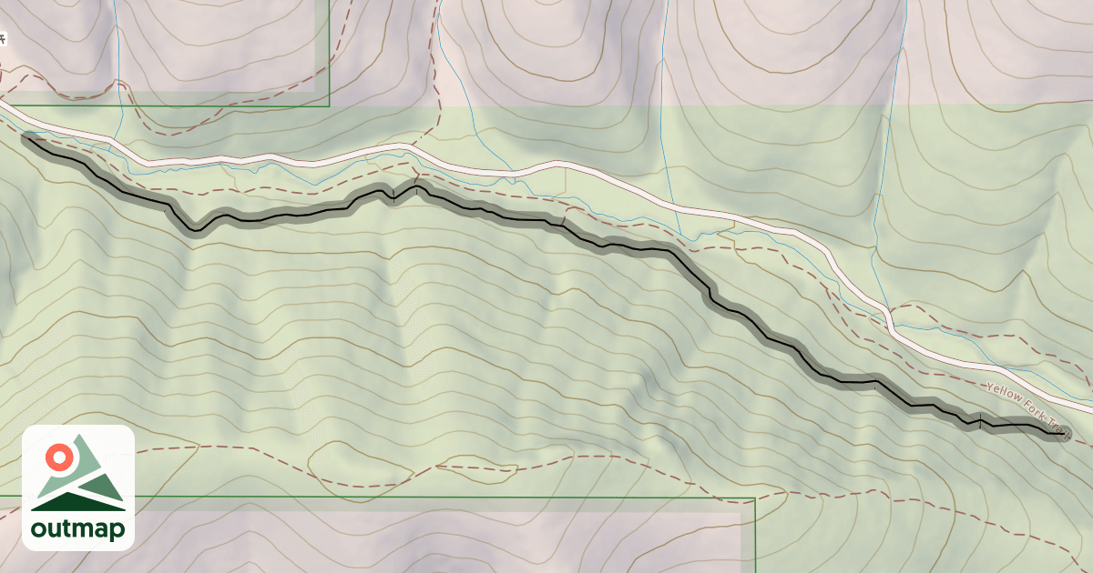 Map of Dan's Hill Trail