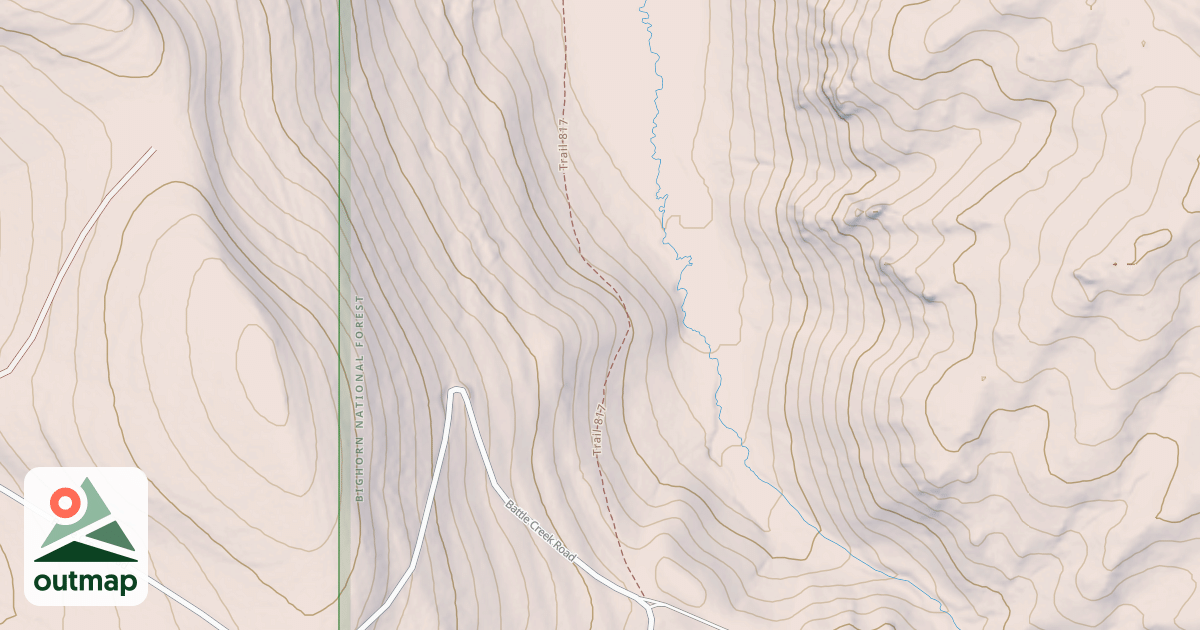 Map of Mail Creek