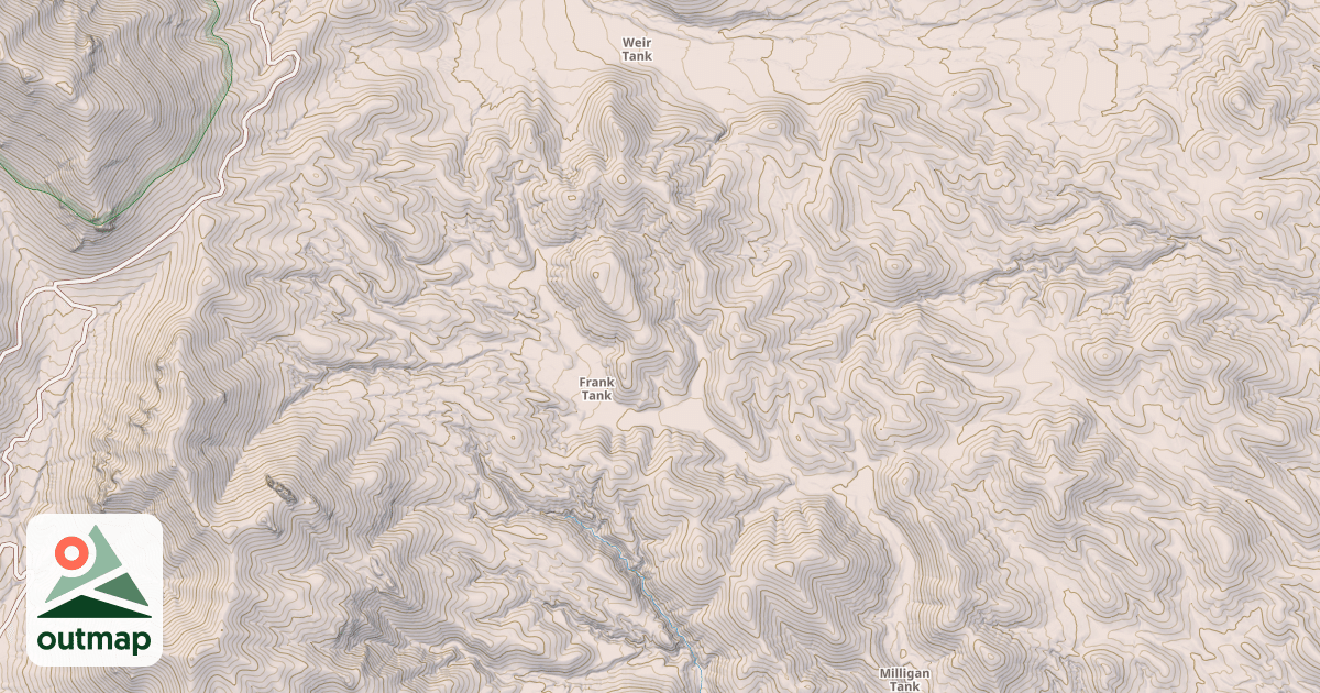 Map of MILLIGAN TANK