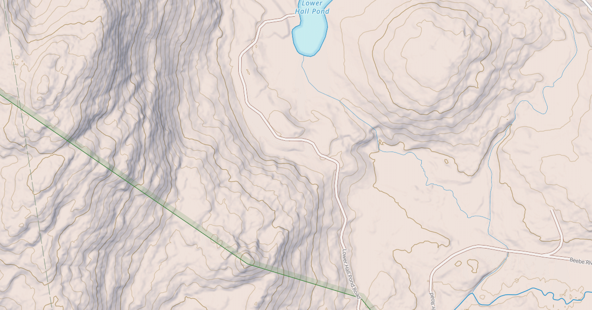 Map preview of Hall Pond Snomo