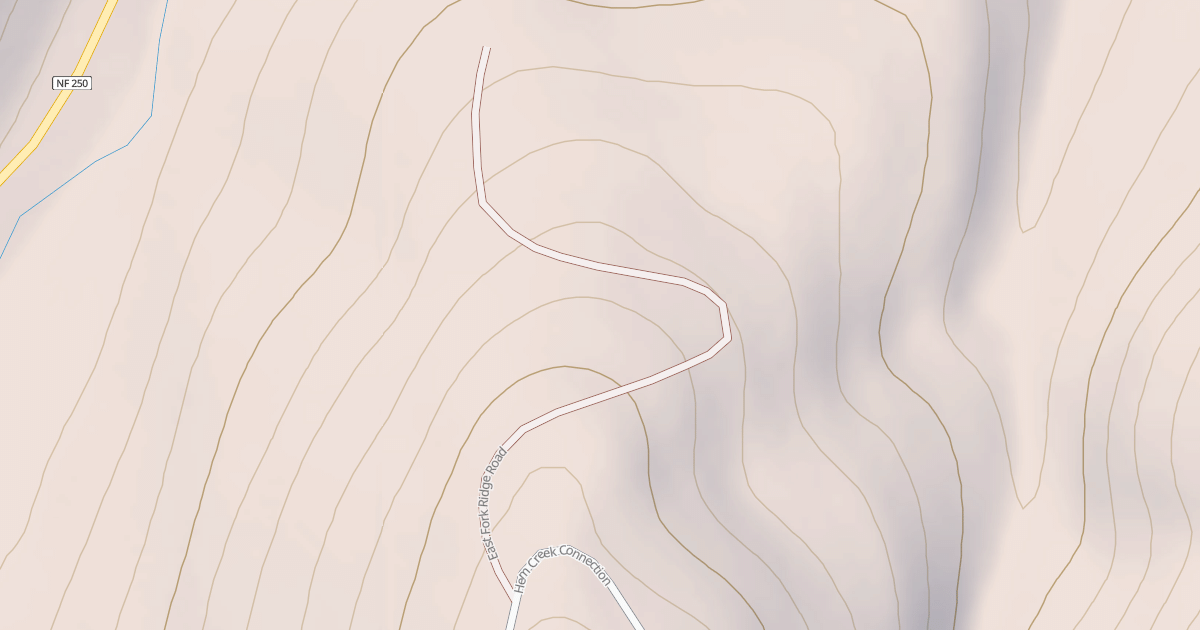 Map preview of EAST FORK RIDGE