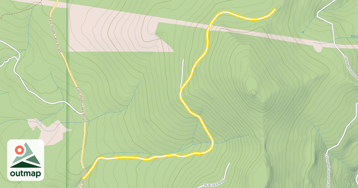 Map of West Chinquapin Road
