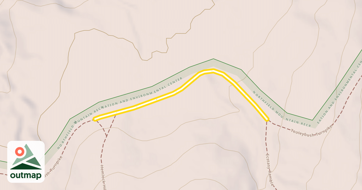 Map of Tooleybush Turnpike