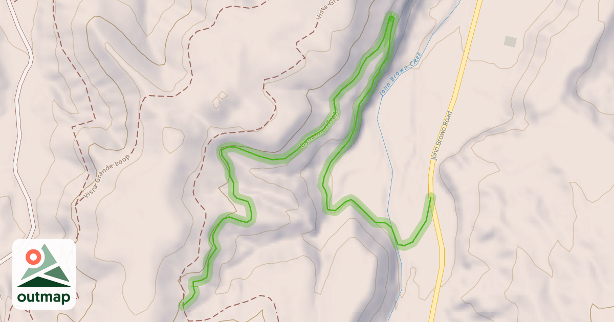 Map of Dynamite Trail