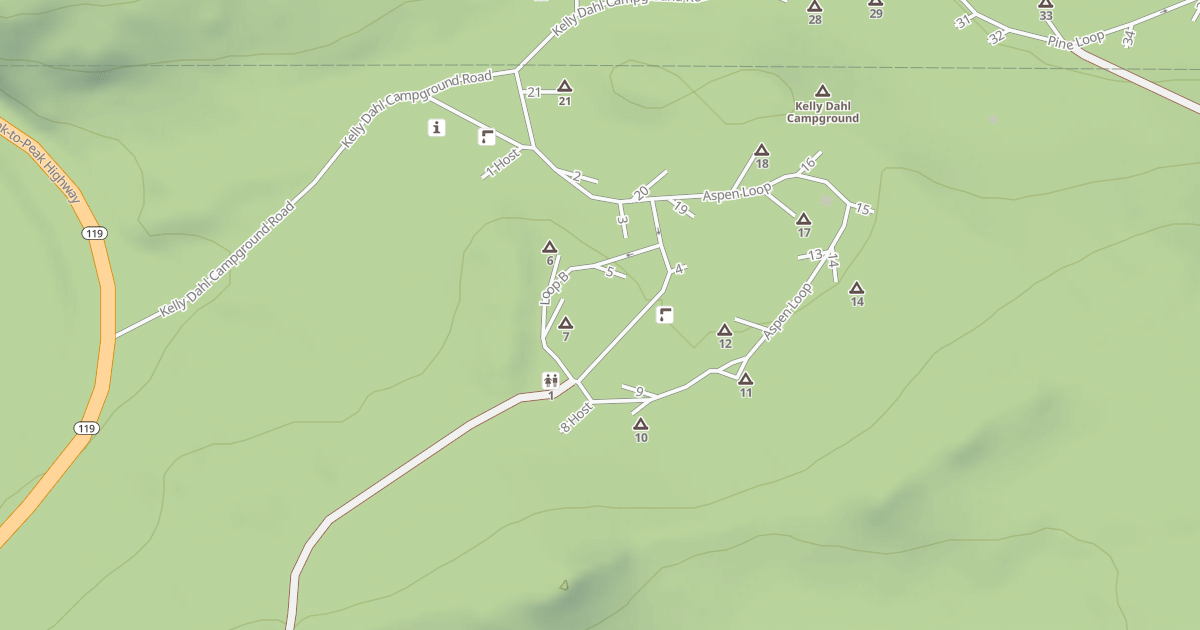 Map preview of KELLY DAHL CG LOOP B