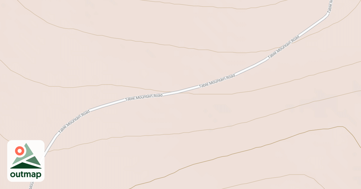 Map of Table Mountain Sled Trail