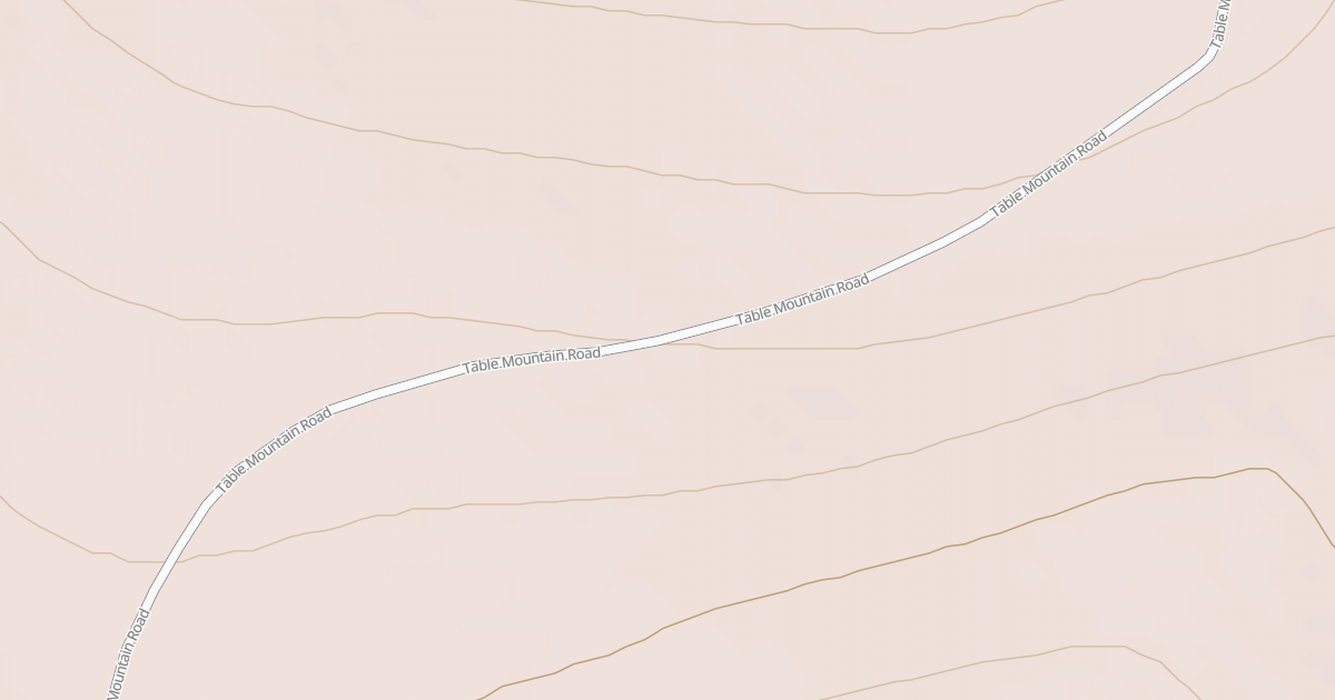 Map preview of Table Mountain Sled Trail