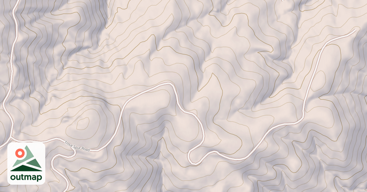Map of TROUT SPUR