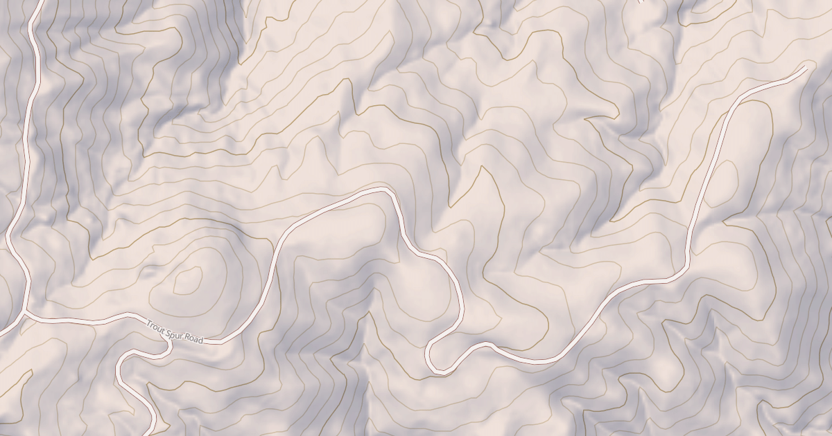 Map preview of TROUT SPUR