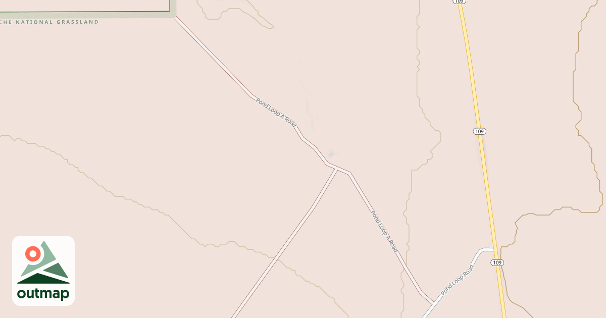 Map of POND LOOP A