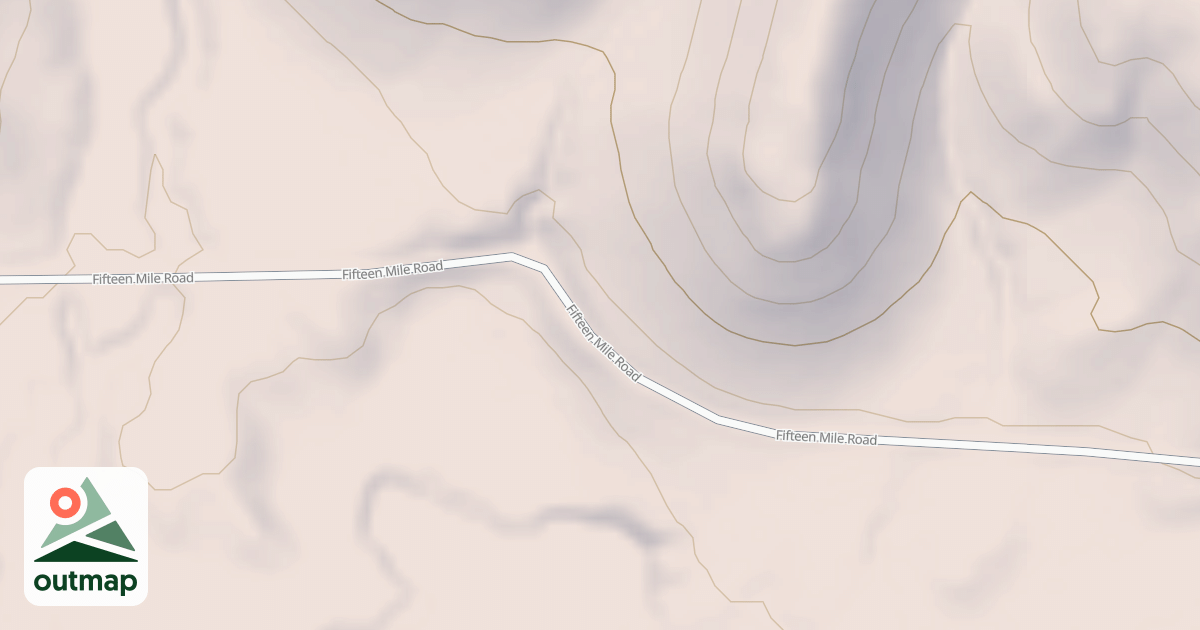 Map of FIFTEEN MILE