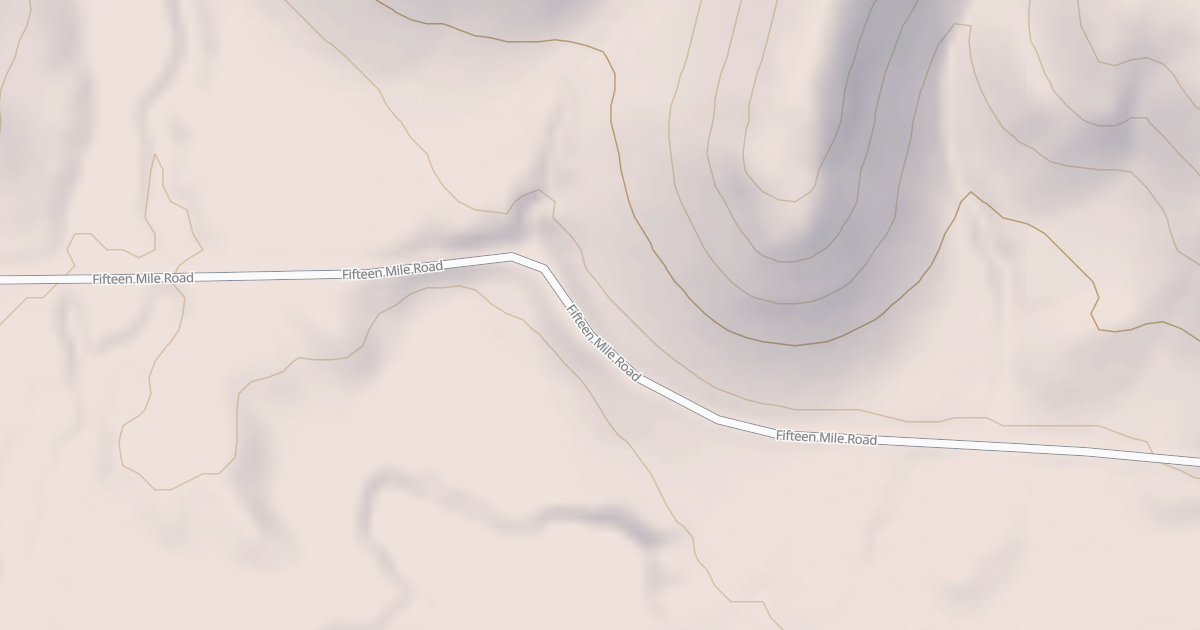 Map preview of FIFTEEN MILE