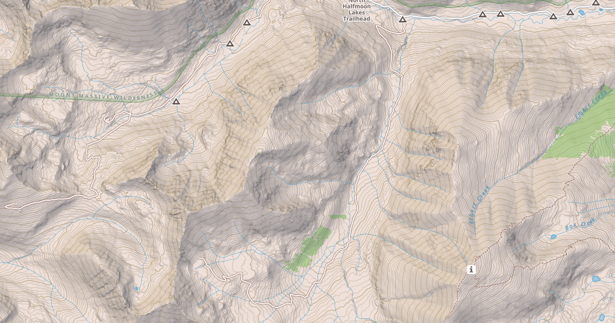 Map preview of SOUTH HALFMOON 4WD TRAIL