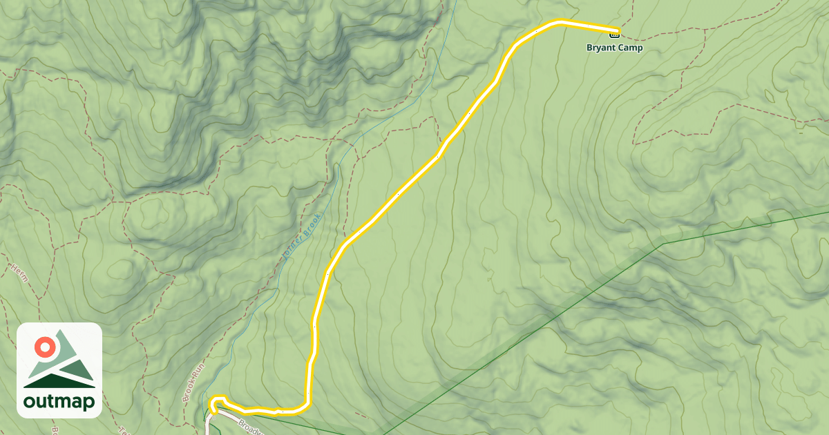 Map of Bryant Trail