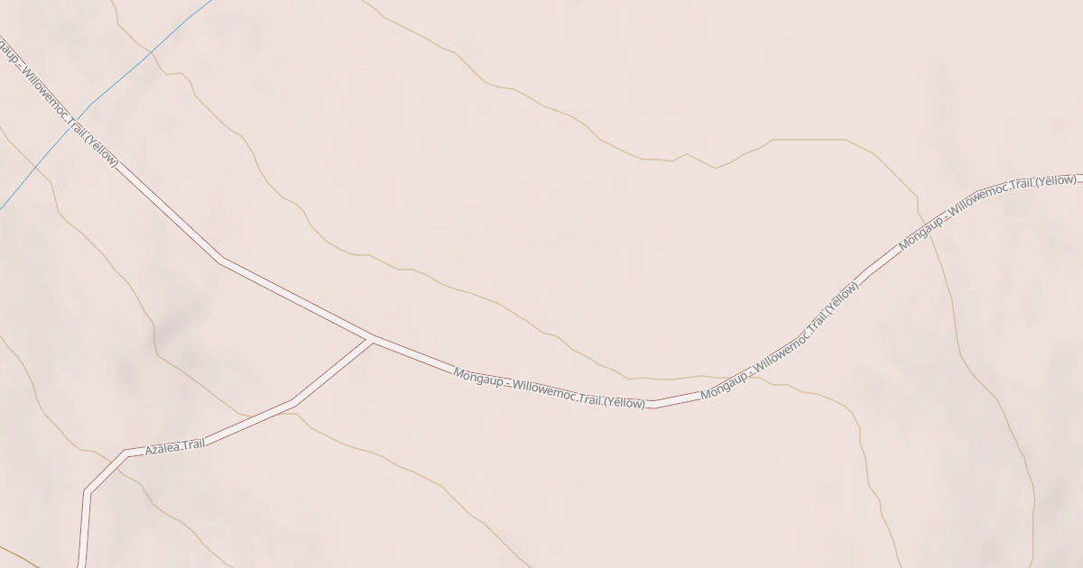 Map preview of Mongaup Willowemoc Trail