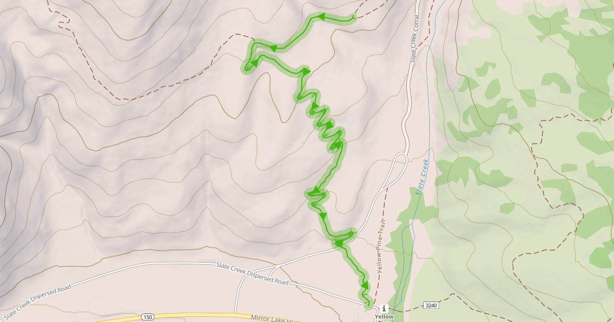 Map preview of Ponderosa MTB Trail