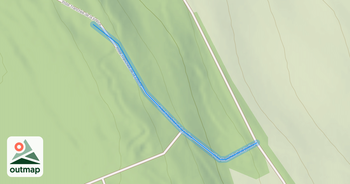 Map of Piste Tranchée de la Justice