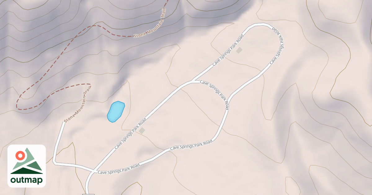 Map of CAVE SPRINGS