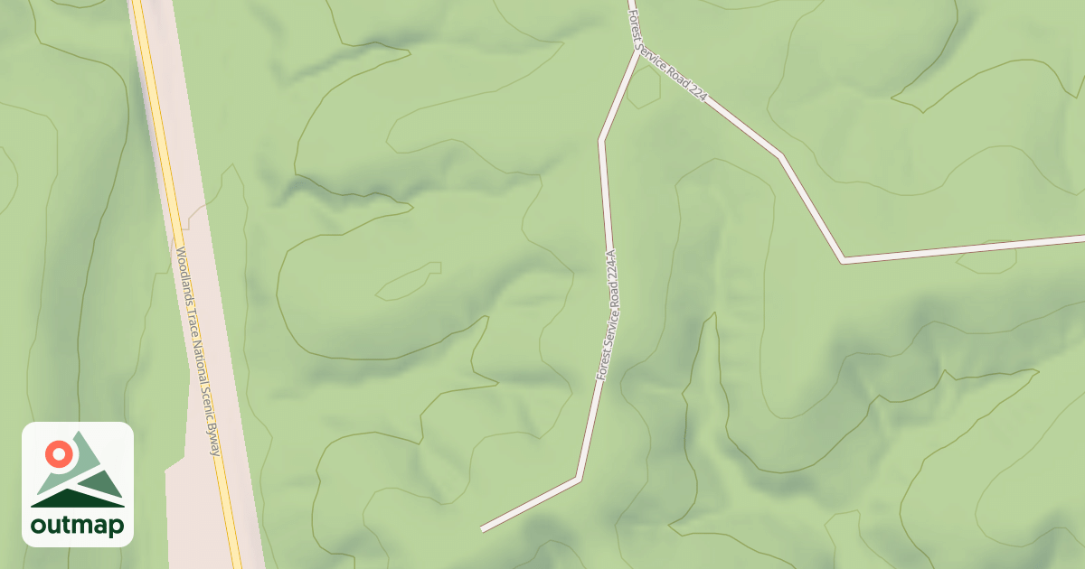 Map of BELISLE CEMETERY ACCESS ROAD
