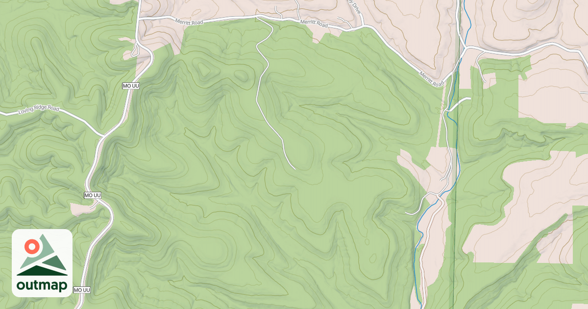 Map of OLD MERRITT