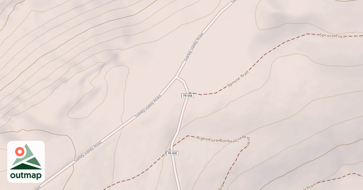 Map of USFS National Forest System Roads {235B0837-B0A2-47E0-BBC7-D9BB138C9A1C}