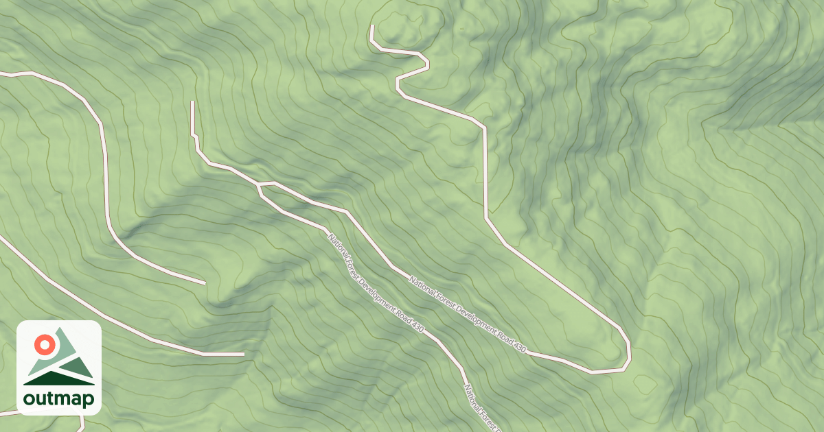 Map of USFS Motor Vehicle Use Map Roads {4C249A51-1253-4001-89FD-D9DAF1746E2C}