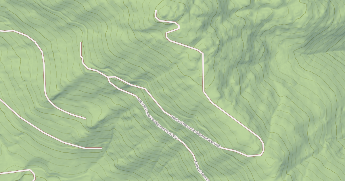 Map preview of USFS Motor Vehicle Use Map Roads {4C249A51-1253-4001-89FD-D9DAF1746E2C}