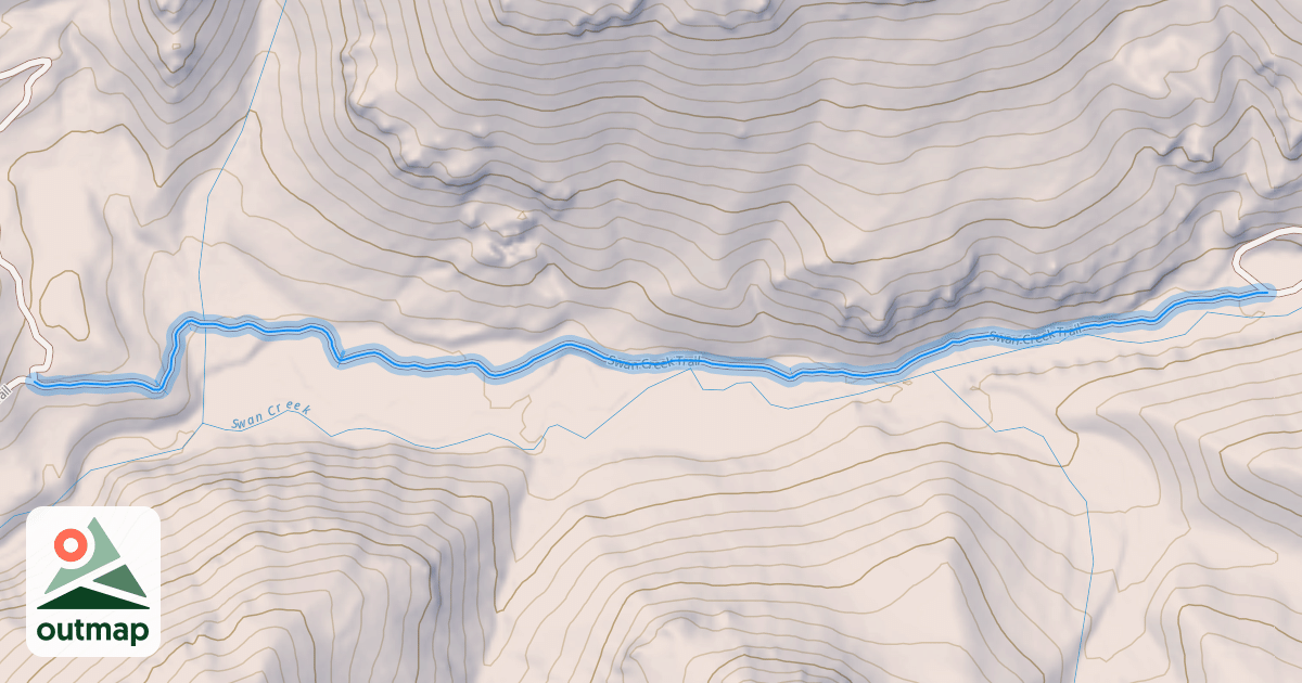 Map of Swan Creek Trail