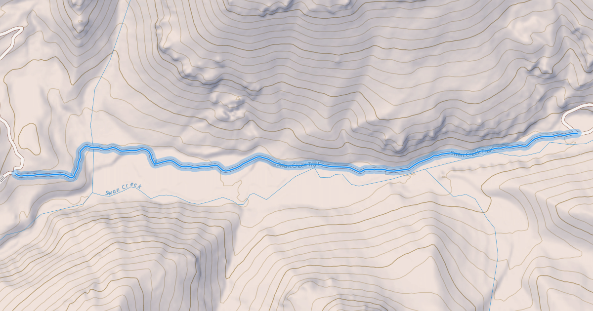 Map preview of Swan Creek Trail