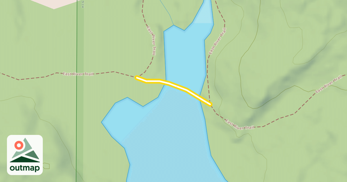 Map of Lake Jimmy Ski Trail