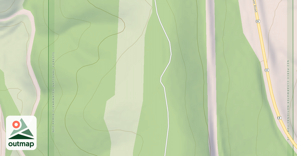 Map of POTLATCH RIVER E