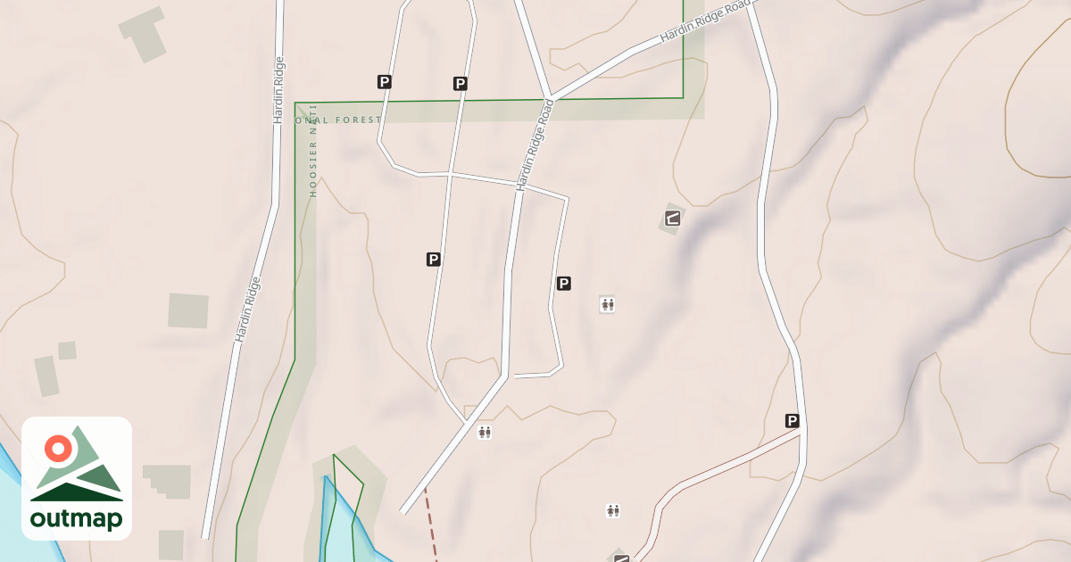 Map of BOAT RAMP OVERFLOW PARKING