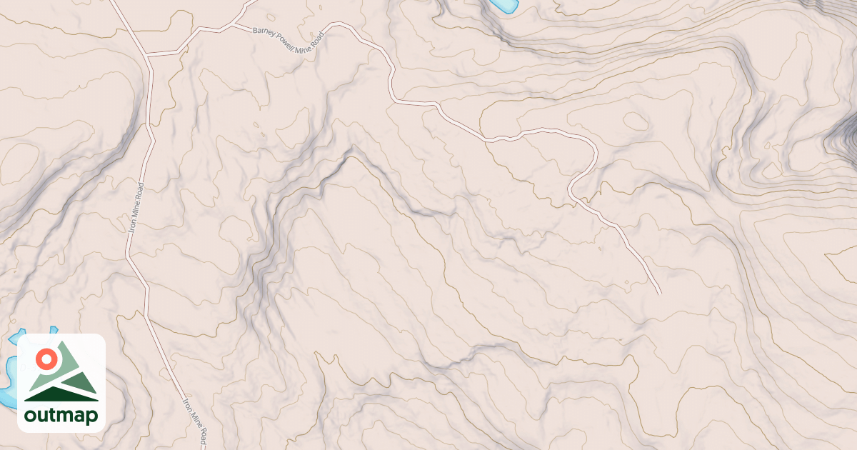 Map of BARNEY POWELL MINE