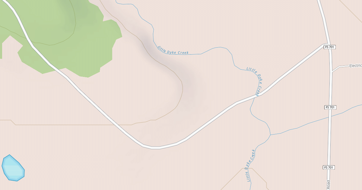 Map preview of USFS Motor Vehicle Use Map Roads {909F60D7-AB63-479F-97B7-7BB6131430AA}