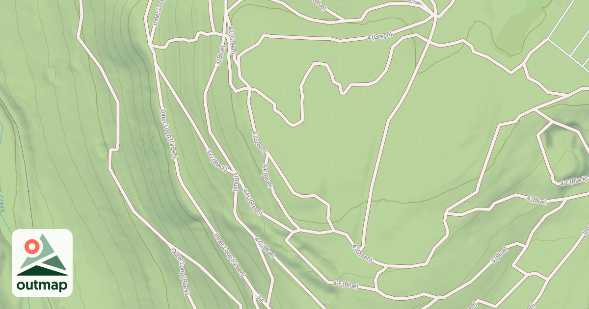 Map of Rock Run ATV Trails