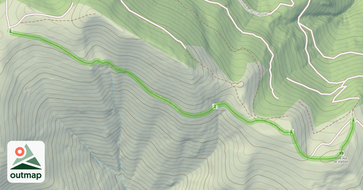 Map of Sentier de Pirait