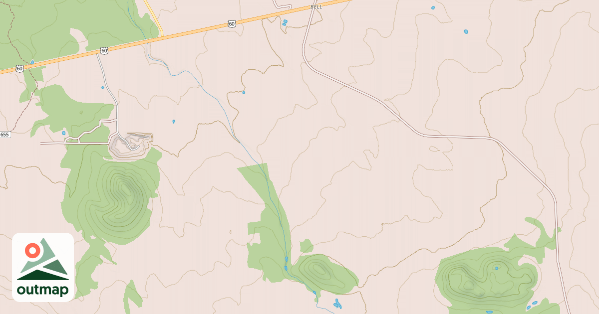 Map of USFS National Forest System Roads {CE621B9C-791A-4BA9-A622-BF1877E6C77C}