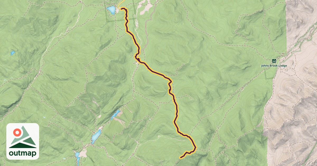 Map of Van Hoevenberg Trail